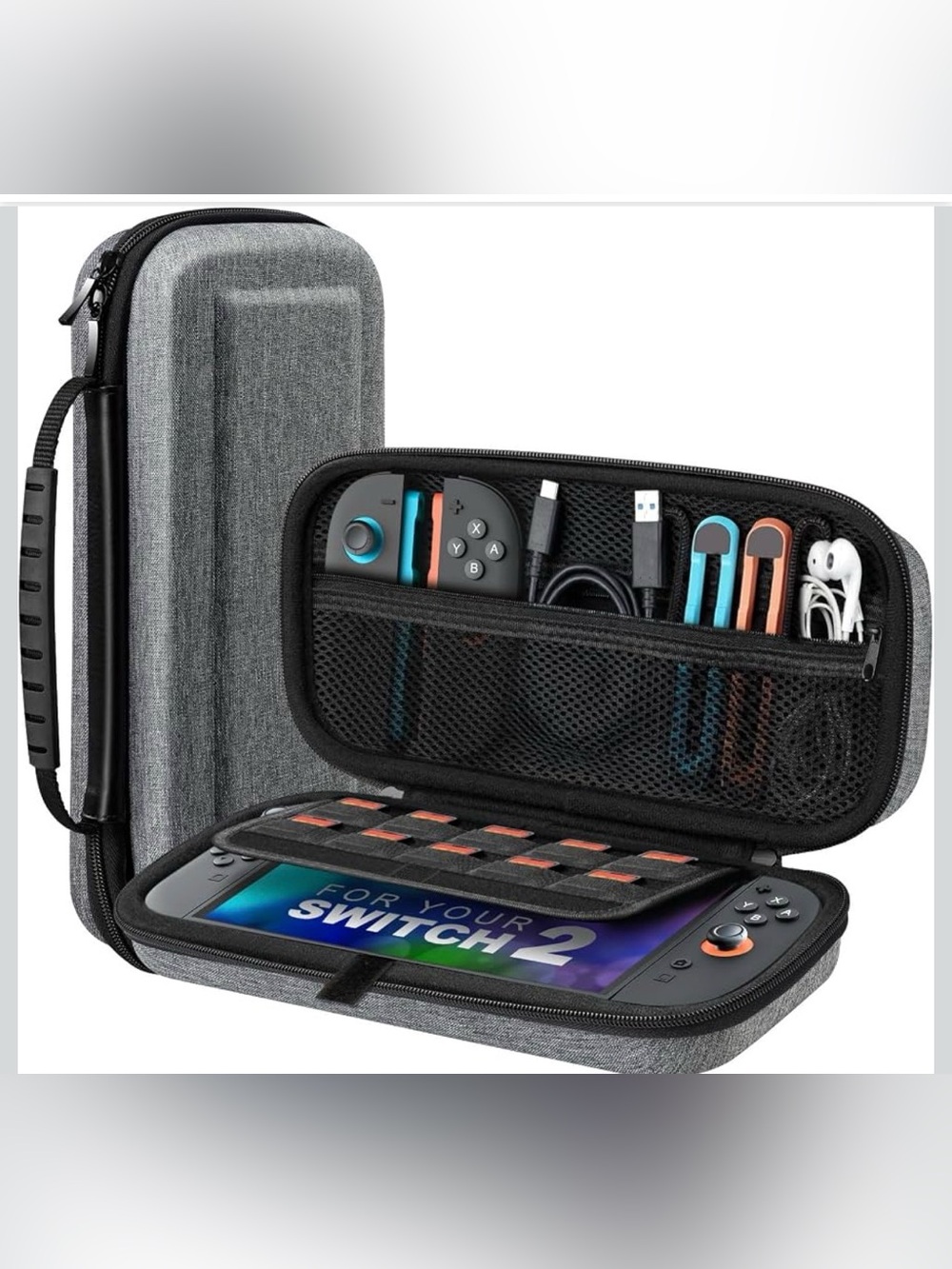 Carrying Case for Nintendo Switch 2 Gray